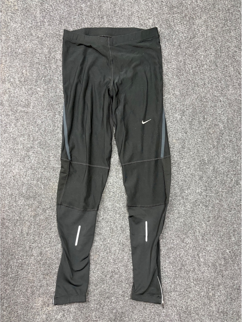 Nike Dri-FIT Black Athletic Leggings Size L